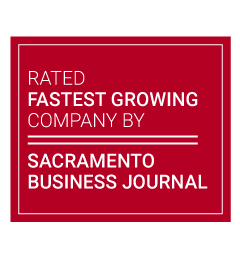 Sacramento Business Journal - Fastest Growing Company Badge Sacramento Business Journal - Fastest Growing Company Badge