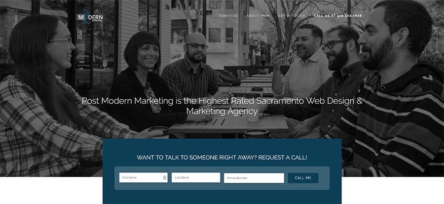 Post Modern Marketing Homepage