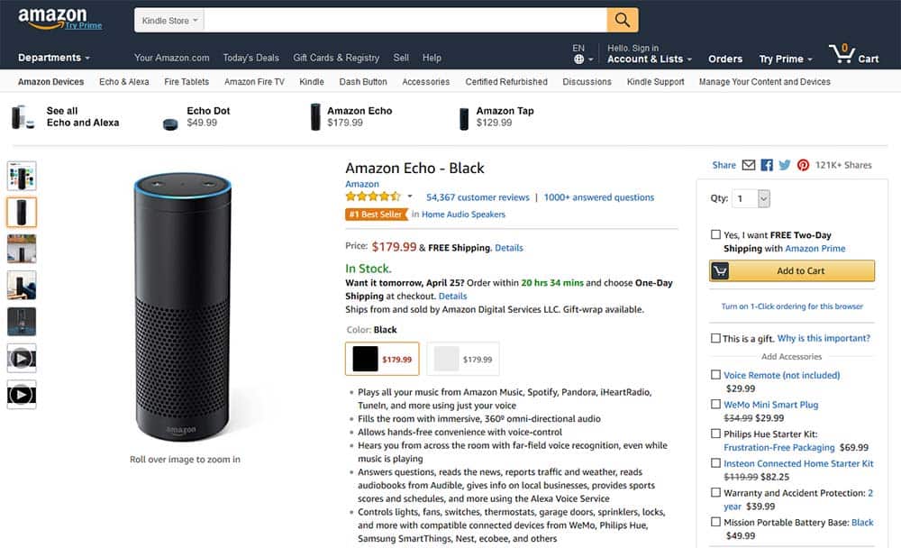 Amazon Add to Cart Button