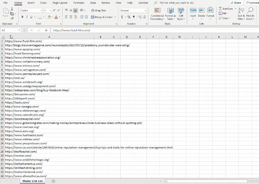 How to Create a Google Disavow File with A Lot of Links 3