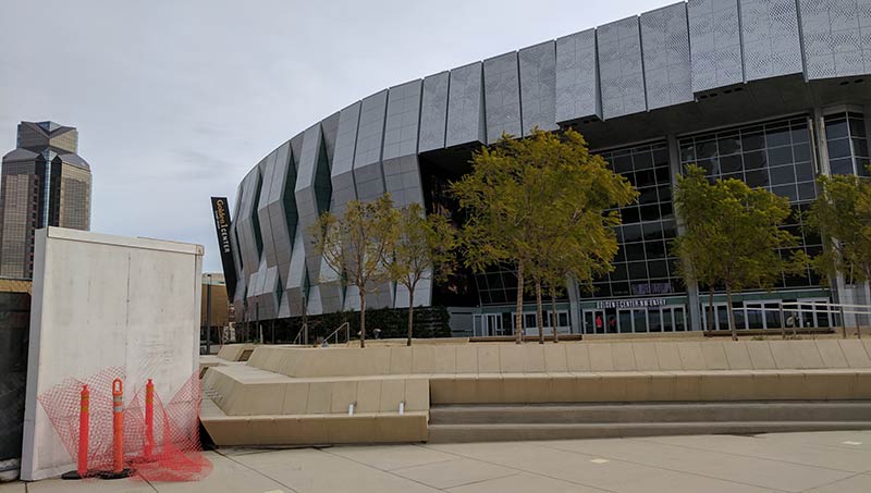 Unattractive sight lines around Golden 1 Center.