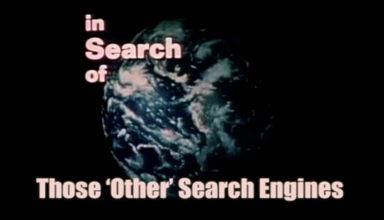 In Search of Those Other Search Engines