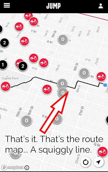 Jump Bikes - Map Navigation