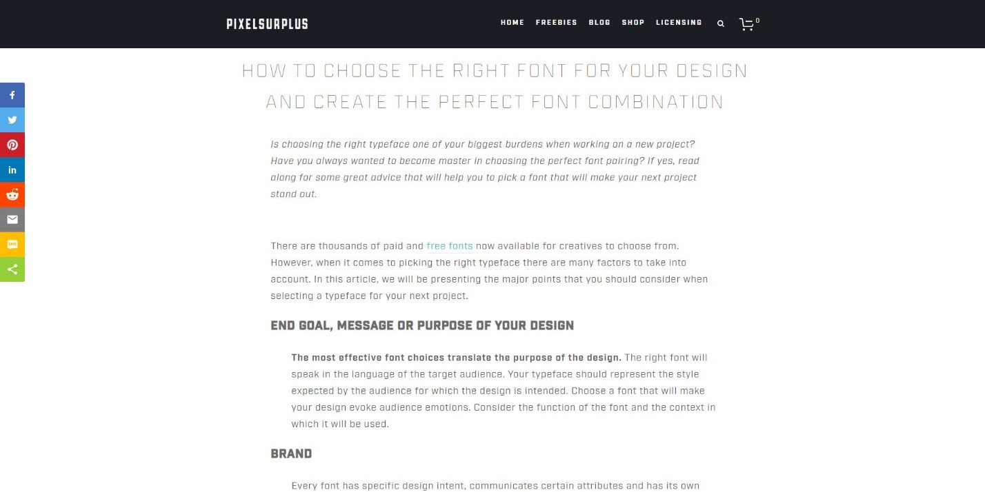 Examples of Appropriate Typefaces for Your Company Brand
